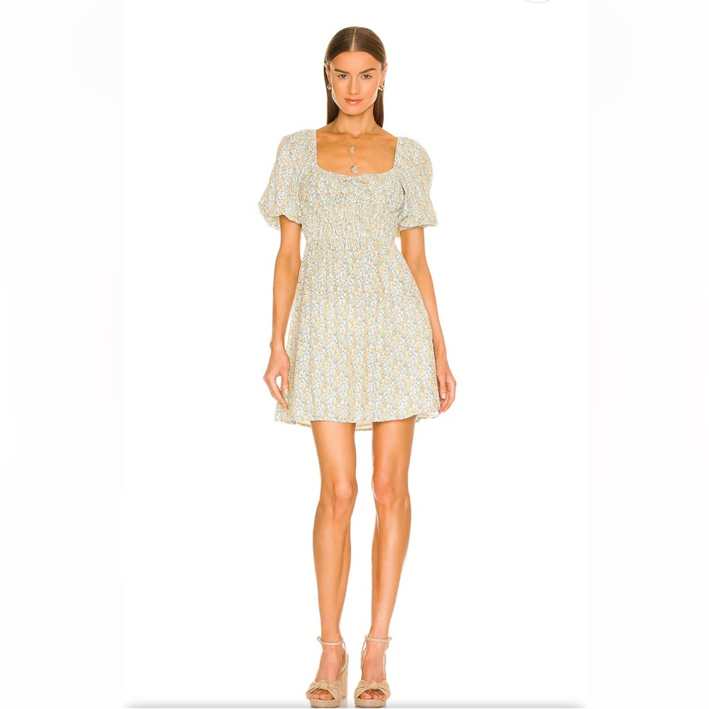 Faithfull The Brand Sylvie Mini Floral Dress